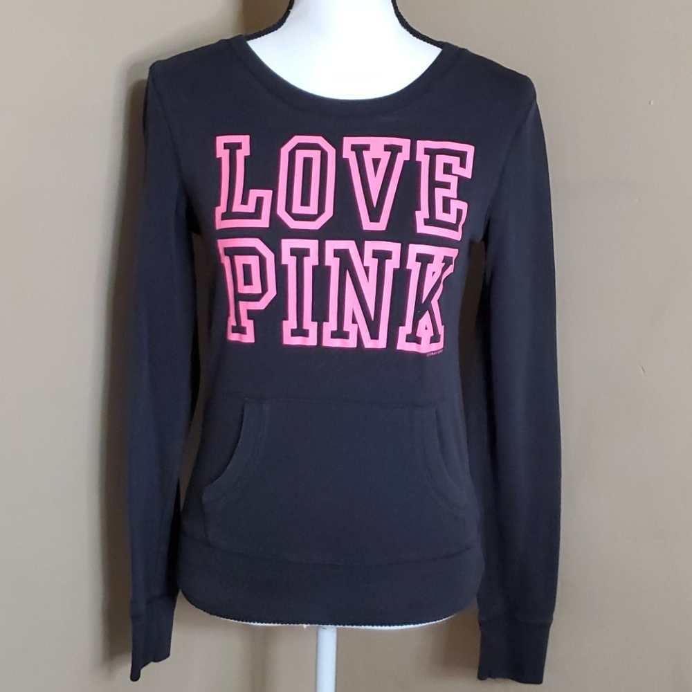 Victoria secret pink black shirt